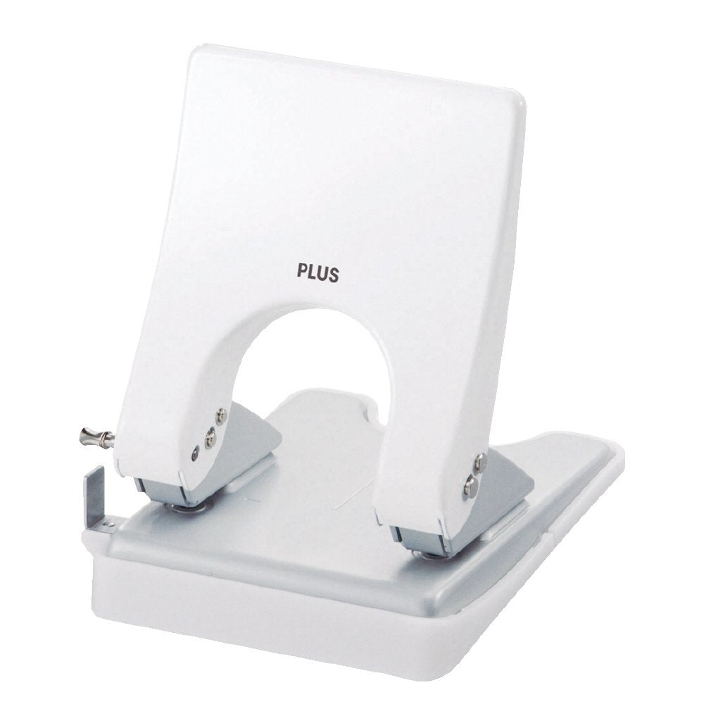 Plus Punch 2 Hole Force 1/2 Medium Size 30-201 Hole Punch 30-201 Paper Box PU-830A White