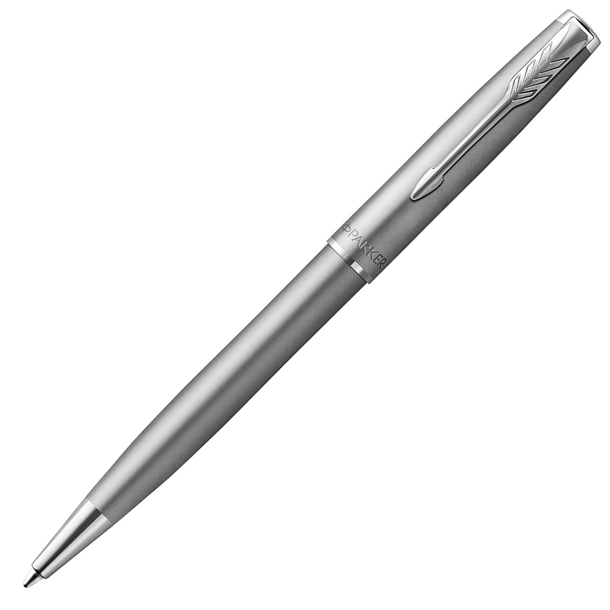 PARKER 2146880Z Parker Ballpoint Pen Sonnet Essential Sandblast CT Medium Point, Oil-based, Gift Boxed