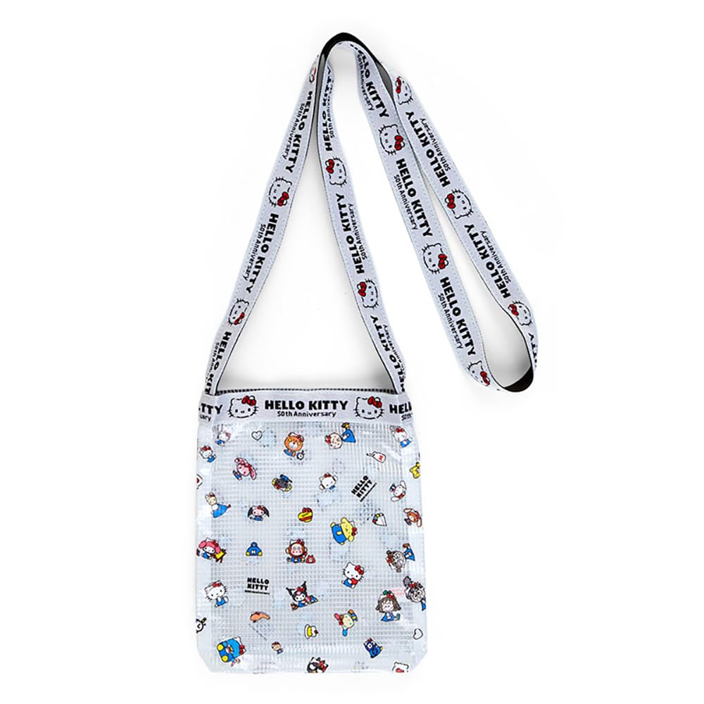 Sanrio Sanrio Characters Vinyl Shoulder Bag Hello Everyone! 7.9 x 6.3 x 1.0 inches (20 x 16 x 2.5 cm) Character Sanrio 129810