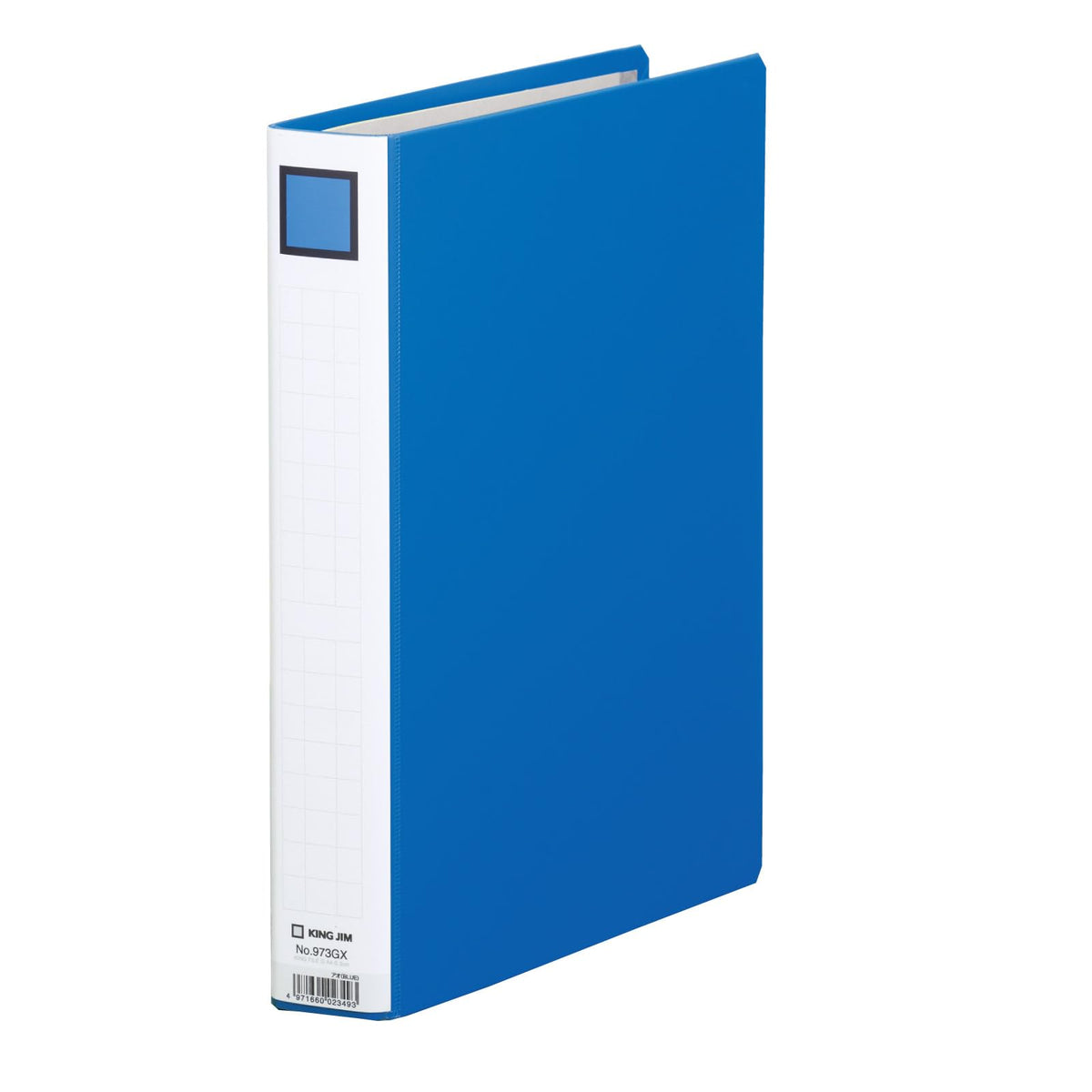 King Jim 973GX Pipe Type File, King File, G A4S, Blue