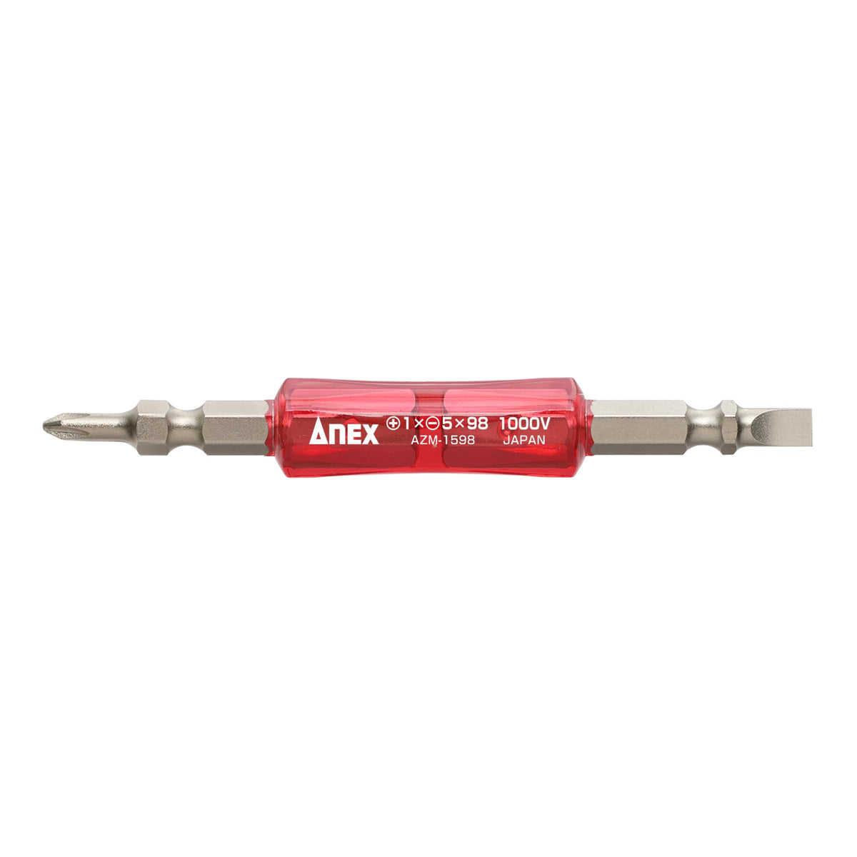 ANEX AZM-1598 Bit, Double-Ended Insulated, Supports 1000 V, +1x-5x98