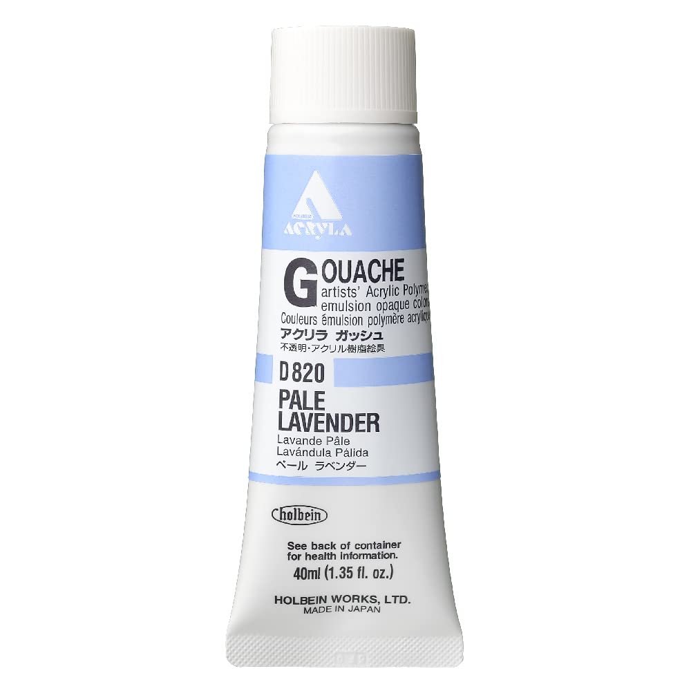 Holbein Acrylic Gouache 40 ml Pale Lavender
