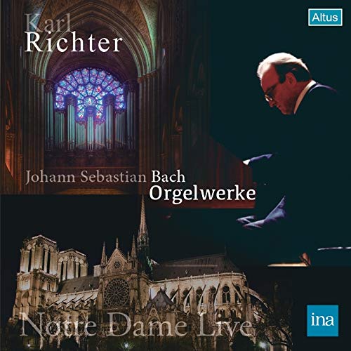 Carl Richter Notre Dame Cathedral Live 1979 ~ J.S. Bach: Organ Artwork Collection (Karl Richter Notre Dame Live ~ Johann Sebastian Bach : Orgelwerke) [2CD] [Domestic Press] [Japanese Belt and Instructions Included]