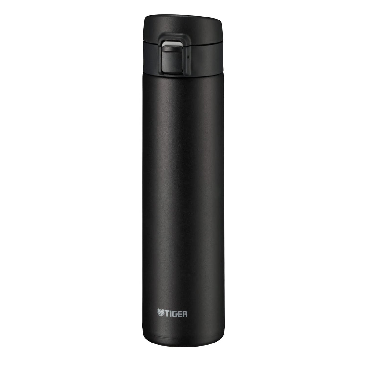 TIGER MKA-K060KK Water Bottle, 13.6 fl oz (600 ml), One-Touch, Lightweight, Stainless Steel Bottle, Vacuum Insulated, Hot and Cold Retention, Black