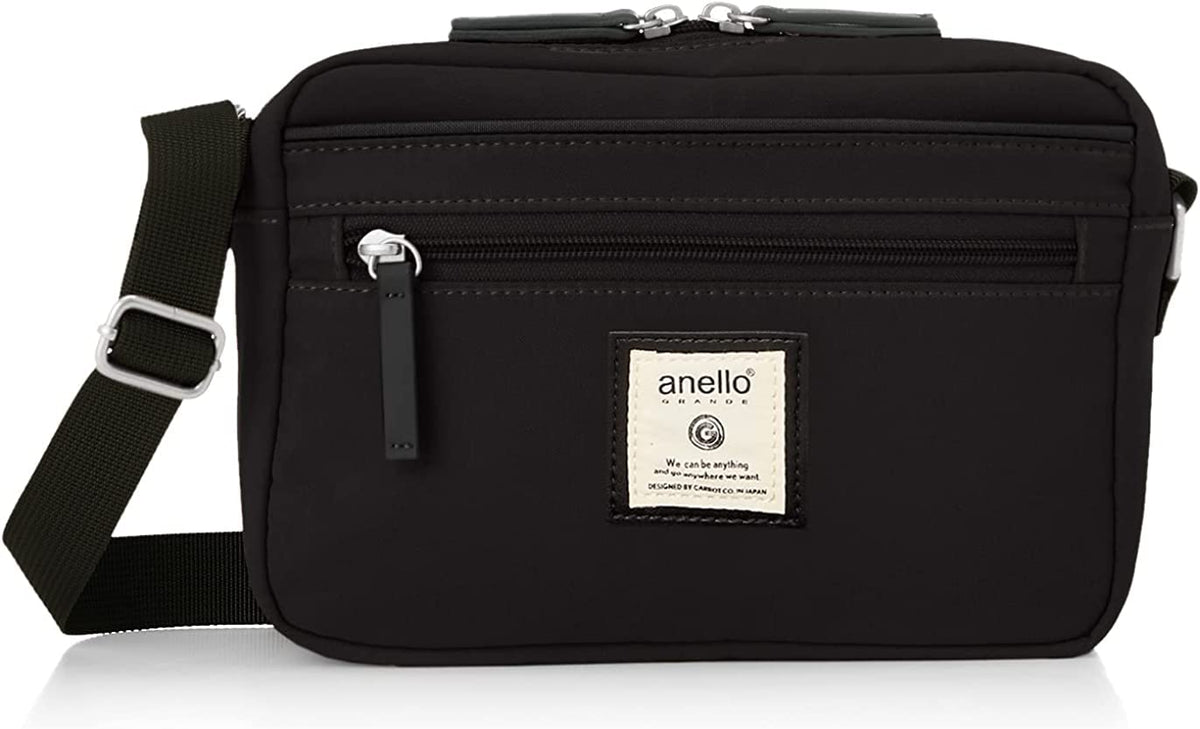 Anero Grande CINNAMON GTM0333Z Mini Shoulder Bag, Multiple Storage, Black