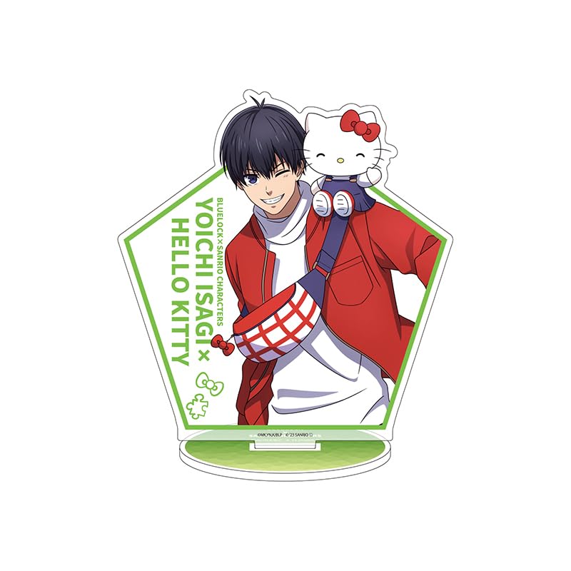 TV Anime Blue Rock x Sanrio Characters 11 Kiyose Ichi x Hello Kitty Bust Up Design [Illustration Drawing] Character Acrylic Figure
