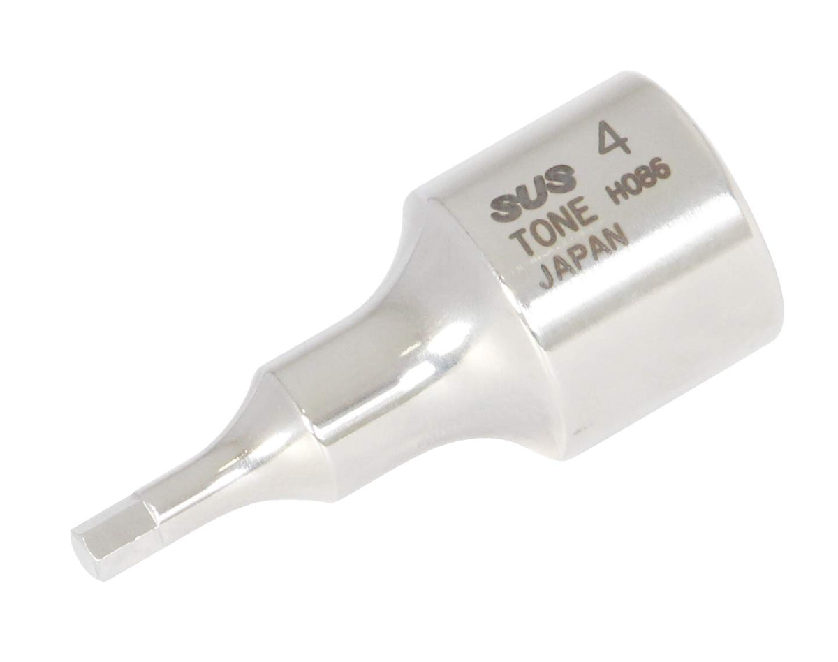 1/2" Drive Stainless Steel Metric Hex Socket (S4H-04)