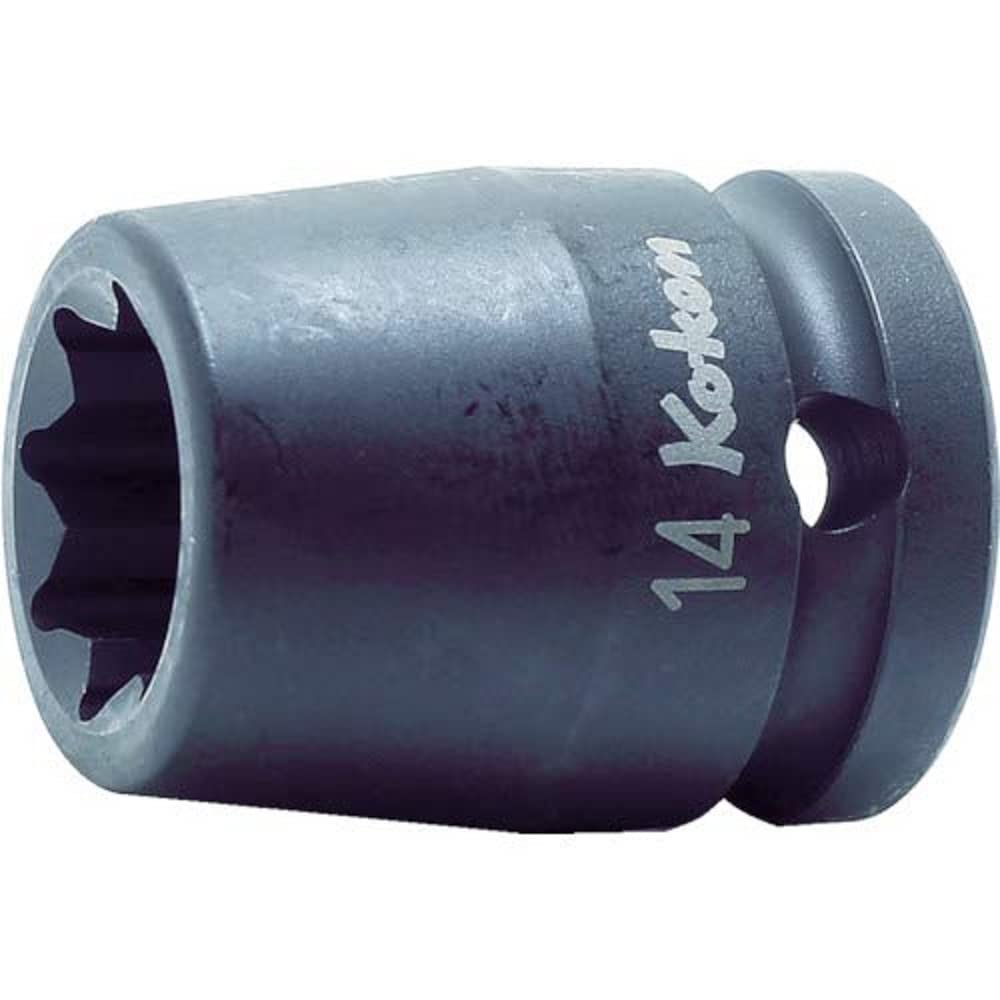 Ko-Ken USA - 14415M-22 1/2 Sq. Dr. Socket 22mm Double Square Length 40mm