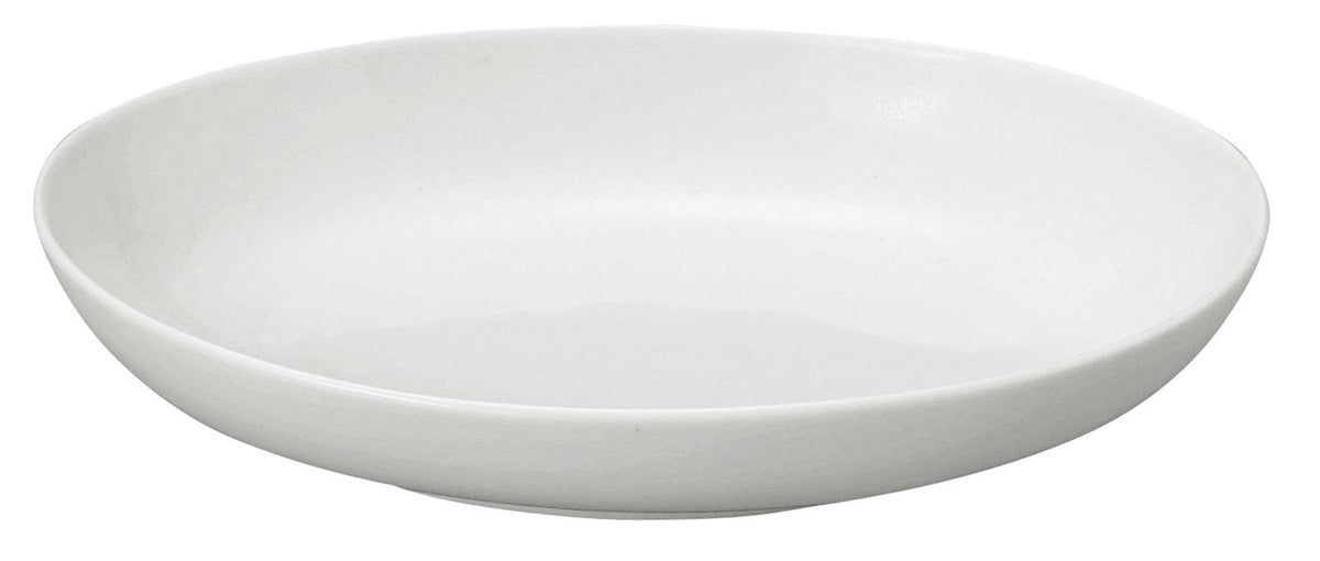 Koyo Pottery 50700081 Urban White Oval Baker, 11.8 inches (30 cm)