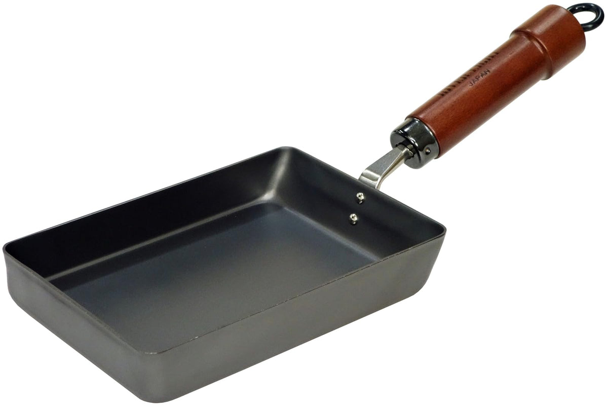 River Light K1613 Ultra Iron Egg Frying Pan, Small, Iron Nitride, IH Compatible, Rust Resistant, Made in Japan