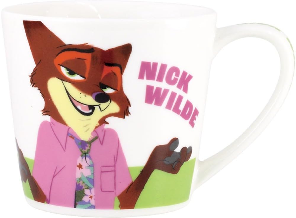 Tees Factory DN-5524762NW Disney Major Mug Zootopia 2 Nick Wild H3.1 x φ3.3 inches (80 x 85 mm)