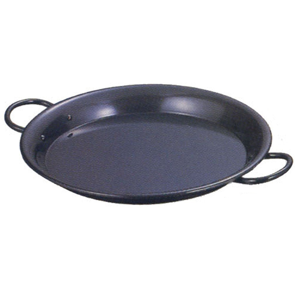 Iron Black Leather Paella Pot