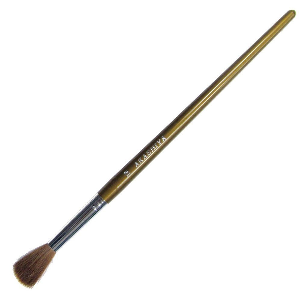 Akashiya GUR#18S Watercolor Paint Brush, Horse Hair, No. 18, Round