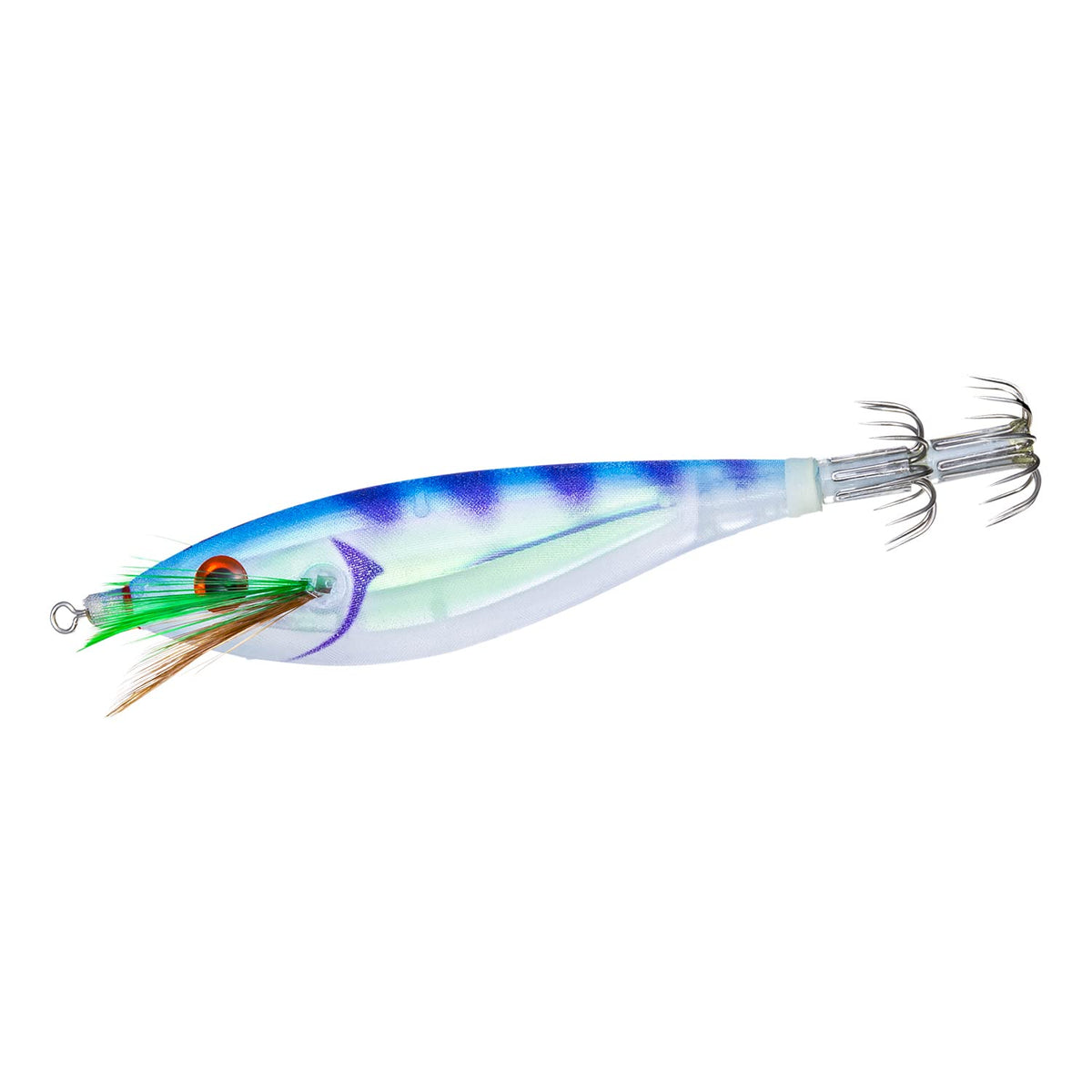 YO-Zuri Sutte Ultra 3D Cloth Roll M2 S: 3.7 inches (95 mm), Clear Luminous Purple, Squid Fishing