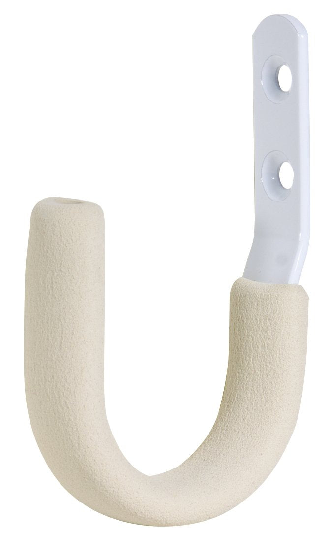 Cowboy Soft J Hook with Screws and Blindfold Stickers, Ivory