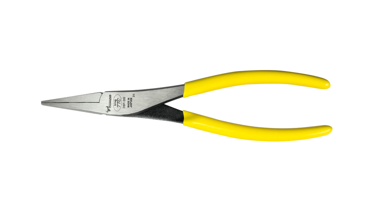 Tsunoda, DBP-200, Duckbill Pliers, Wide Long Nose Pliers 8-Inch, Made in Japan