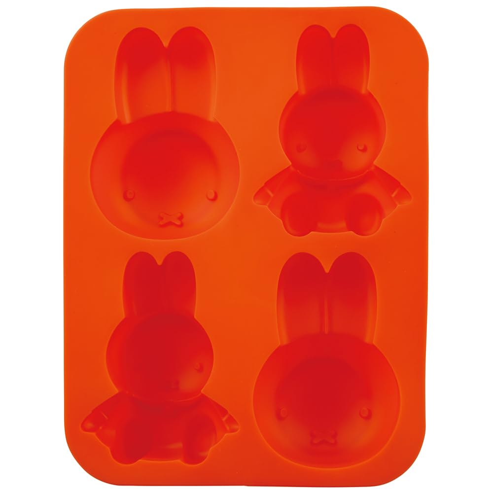 Skater SLM4-A Silicone Yakiyaki Mini Madeleine Molds, Set of 4, Cake Mold, Candy Muffy