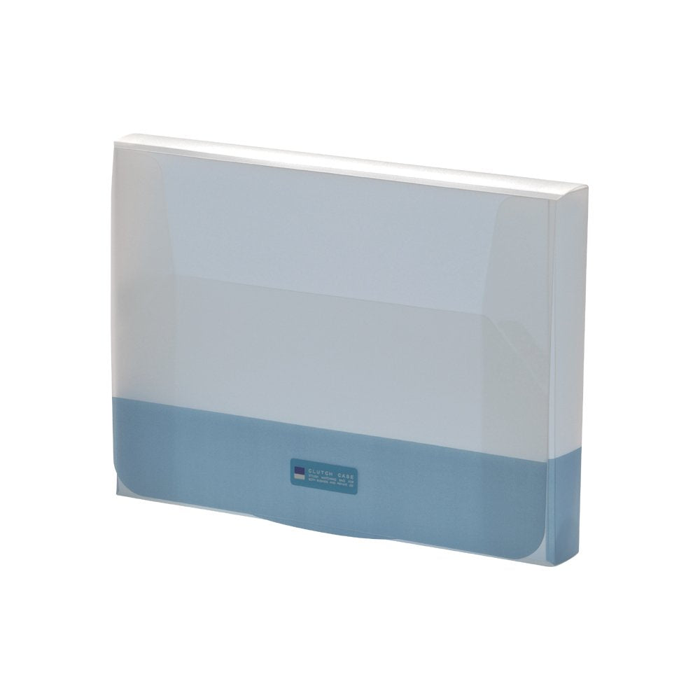 Lihit Lab G5900-8 Request Clutch Case, A4, Blue