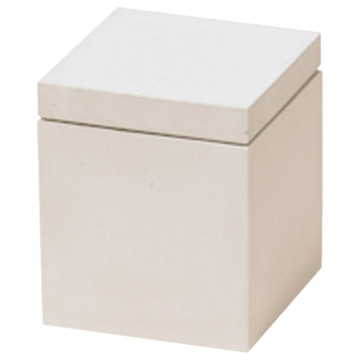 soil Diatomaceous Earth Food Container, Square, Small, White