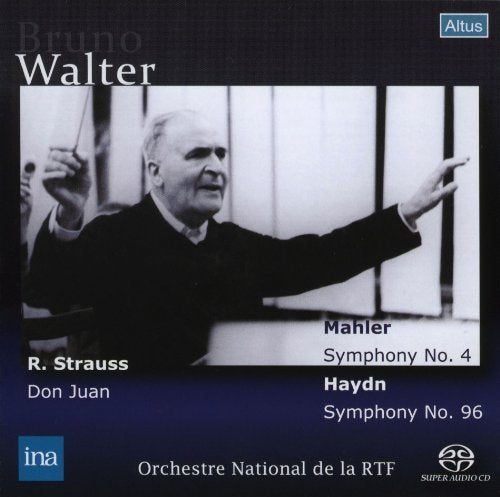 Walter & France National Broadcast Tube Live ~ Mala: Symphony No. 4 Others (R. Strauss: Don Juan | Mahler: Symphony No.4 | Haydn : Symphony No.96 / Bruno Walter , Orchestre National de la RTF) [SACD Single Layer]