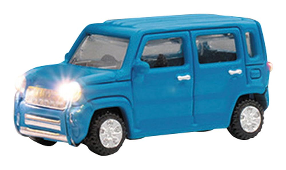 KATO N Gauge Just Plug Light SUV Blue 24-683C Diorama Supplies