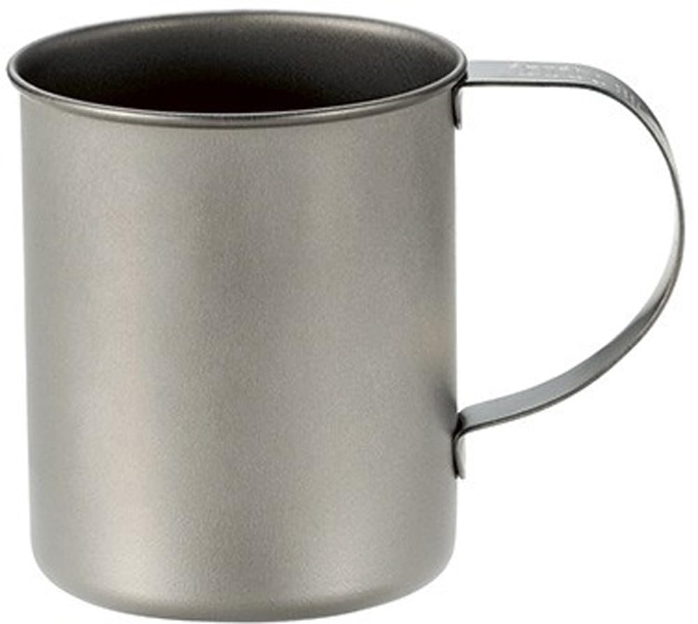 Yokoyama TM-250 Tsubame No Shake Titanium Mug, 8.5 fl oz (240 ml), Silver