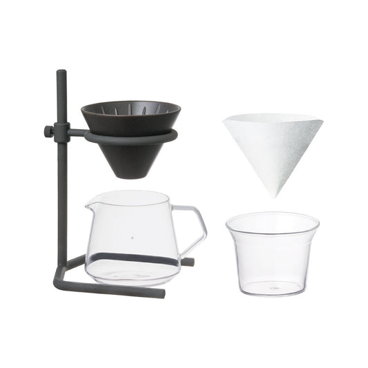 KINTO SCS-S04 27572 Brewer Stand Set, 2 Cups, Coffee, Gift, Present