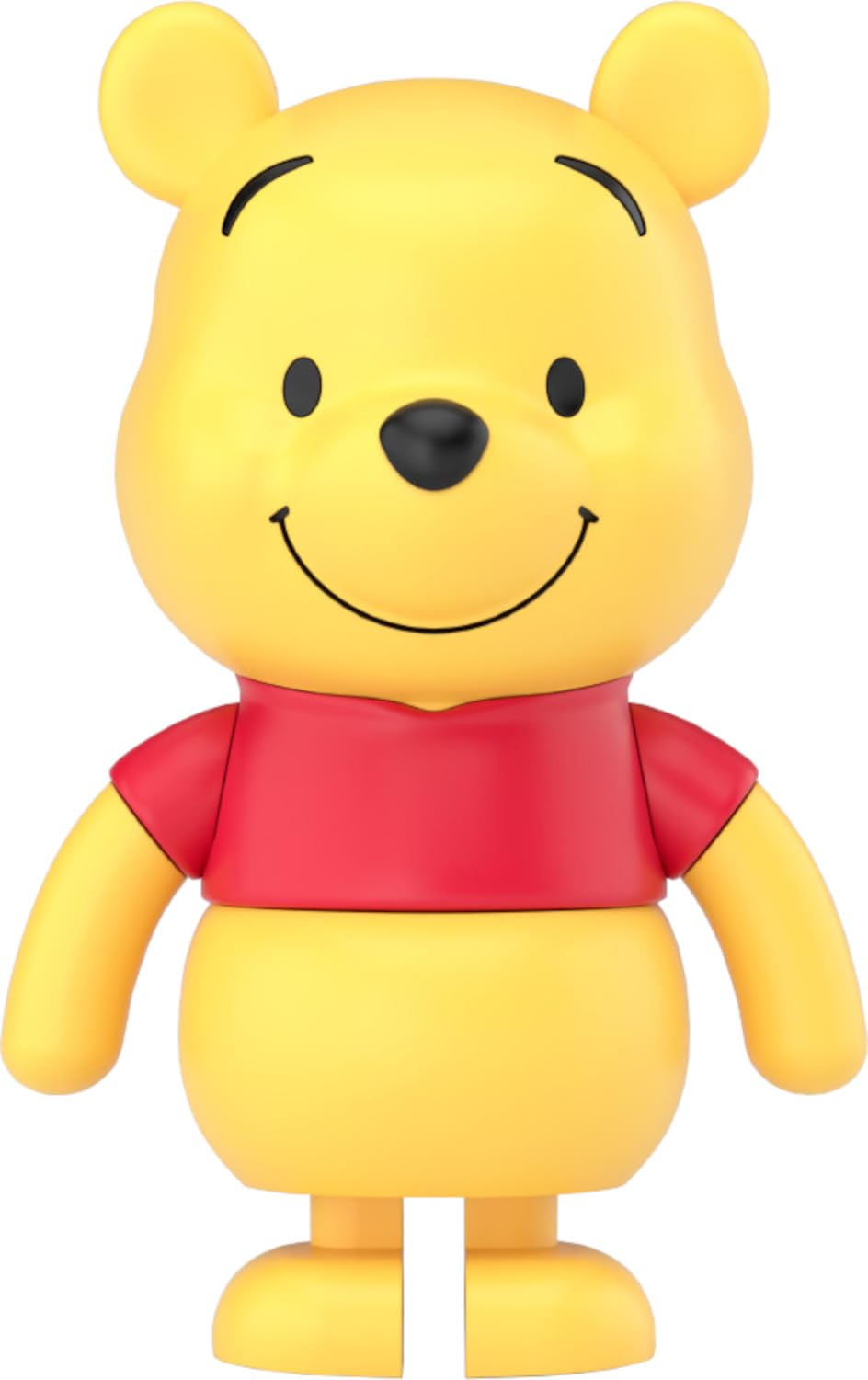 Aoshima Bunka Kyozai Raku Plastic Tokotoko No.DP-13 Winnie The Pooh Color Coded Plastic Model