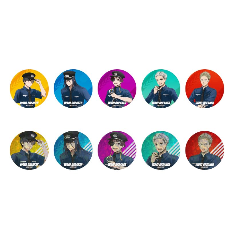 WIND BREAKER Can Badge Collection, Cop Ver, Box of 10