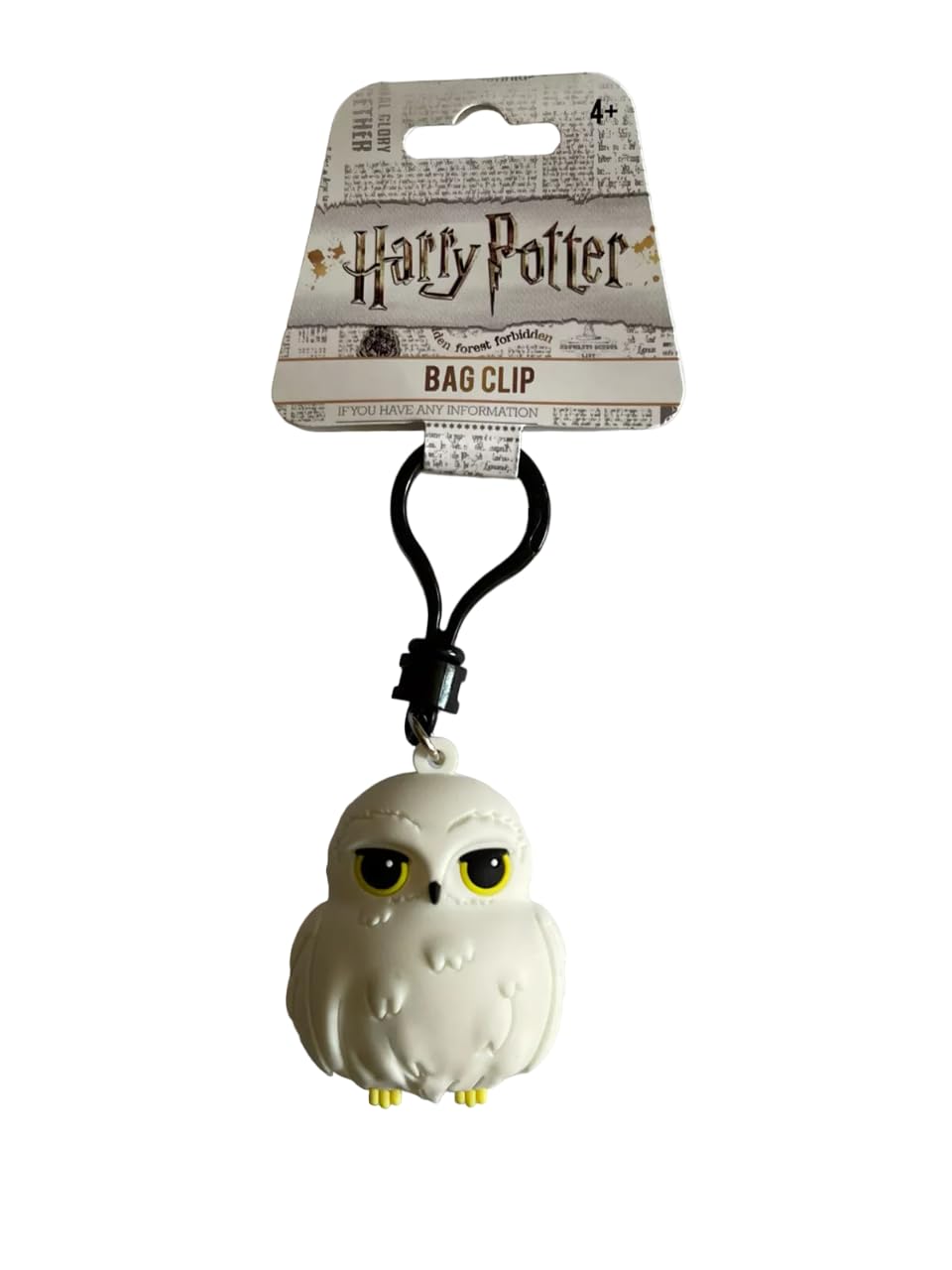 Harry Potter Kawaii Hedwig Owl 3D Key Ring Key Accessory,Multi-colored,3