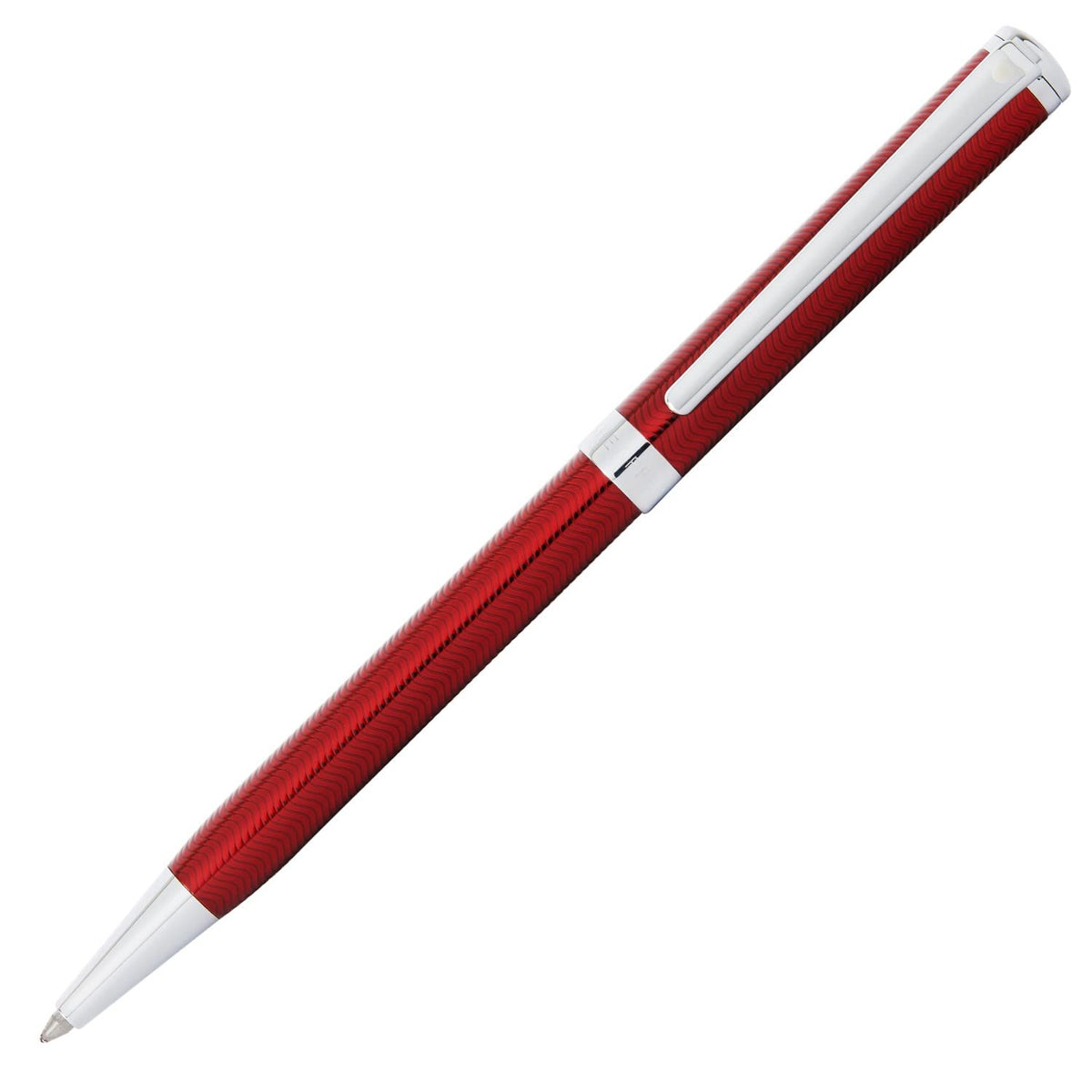 Sheaffer Intensity Engraved Red Lacquer w/Chrome Appointments Ballpoint Pen (E2924551)