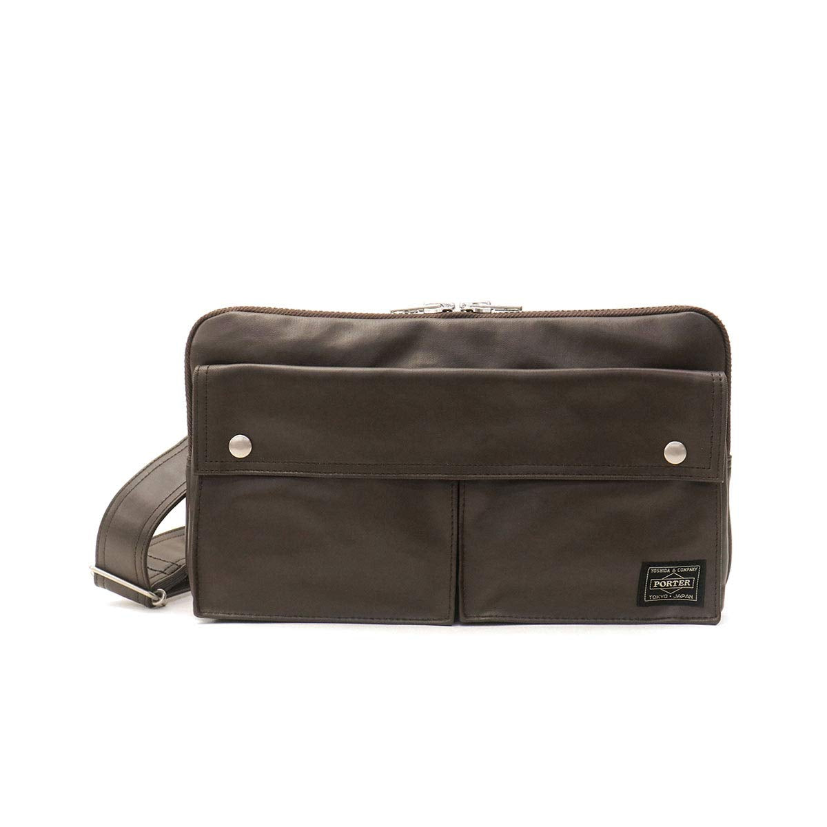Yoshida Bag [Choose Color] Porter Freestyle Shoulder Bag 707-07144 (Brown)