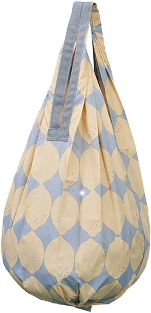 Marna S460LE Shupatto Compact Bag, Drop (Lemon) Eco Bag, Shupat, Foldable, Vertical Type, Durable