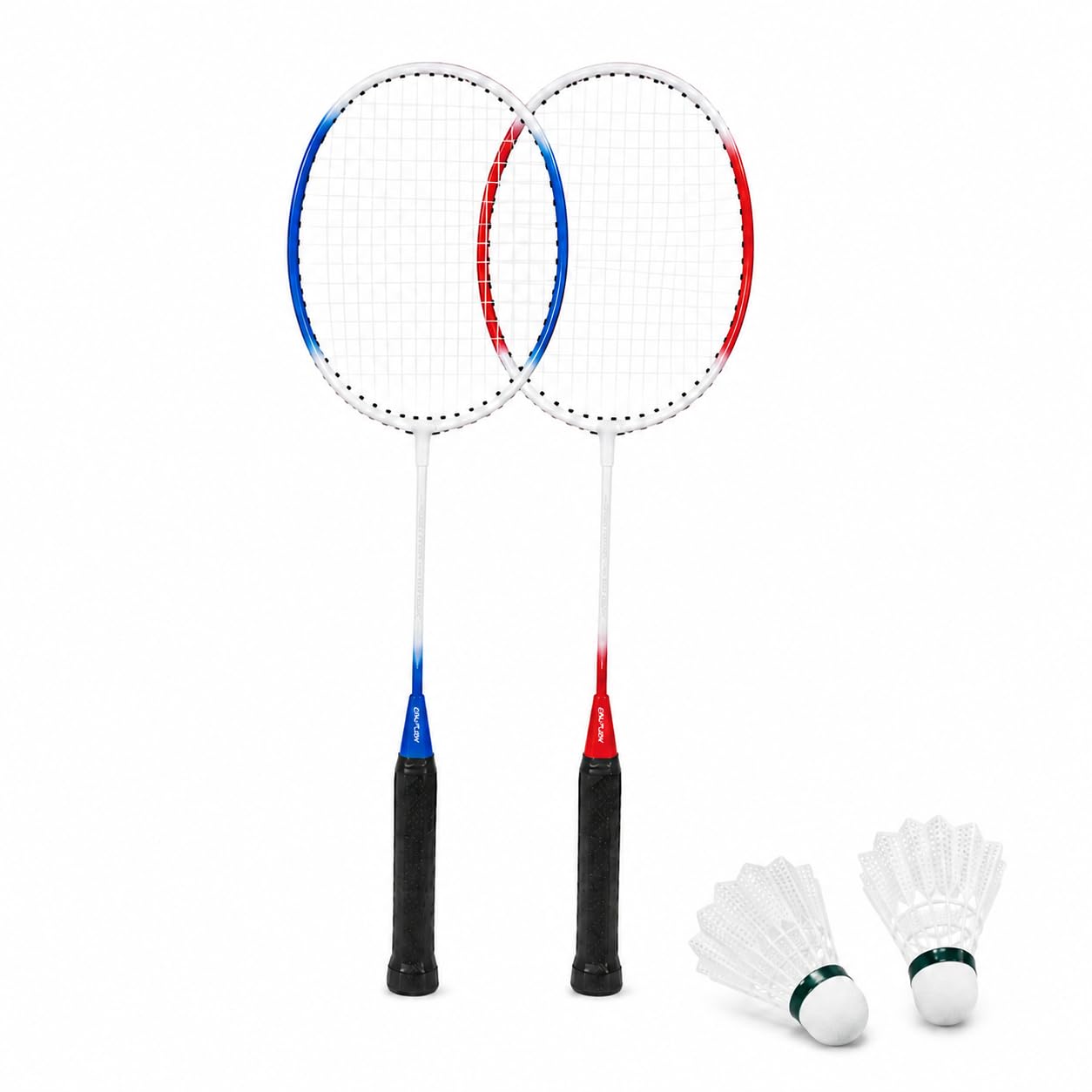 Sakurai Boeki EFS-201W Enjoy Family Badminton Racket, Set of 2, Includes Cover, Shuttlecocks