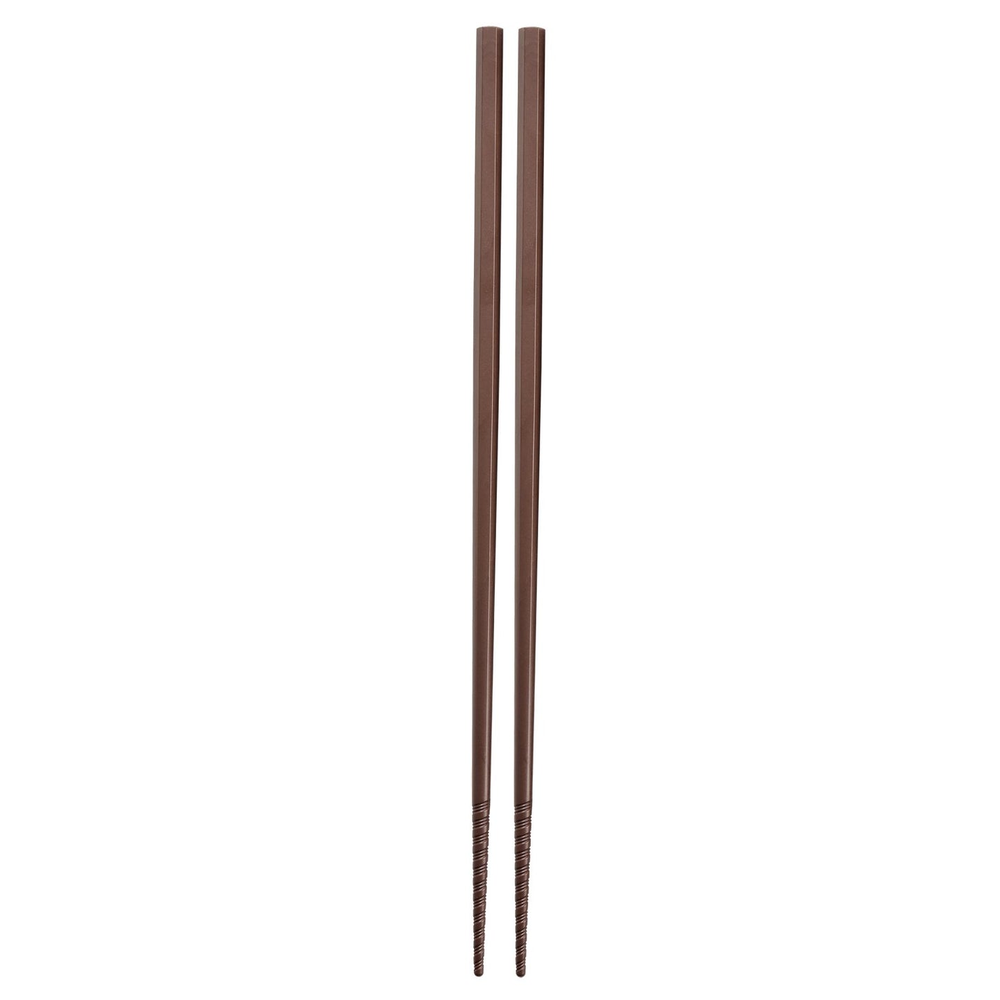 Akebono PM-105 Tornado Chopsticks, Brown, 8.3 inches (21 cm), Made in Japan, Commercial Supplies, Grooves on the Tip, Non-Slip, Grip