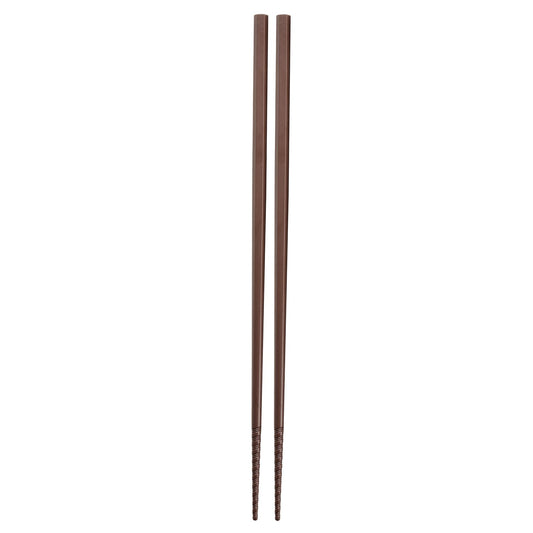 Akebono PM-105 Tornado Chopsticks, Brown, 8.3 inches (21 cm), Made in Japan, Commercial Supplies, Grooves on the Tip, Non-Slip, Grip