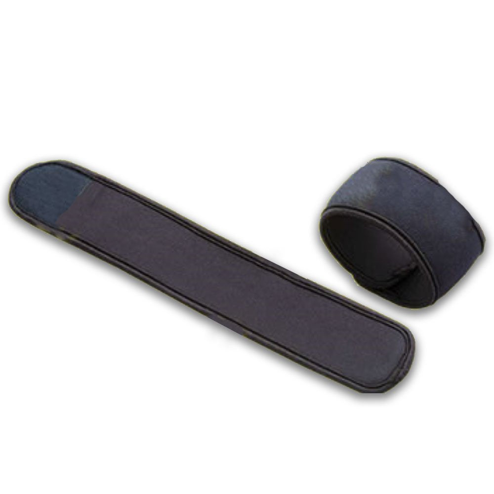 Warm wrist wrap with titanium radiant heat