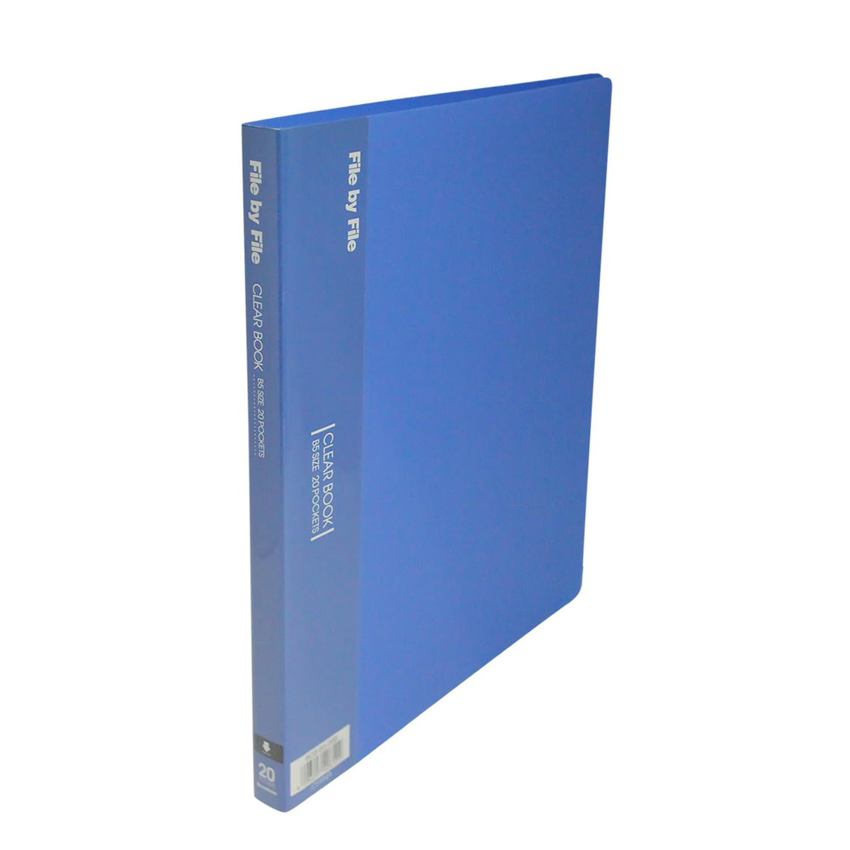 Boughton Japan BCB-B5-20B Clear Book B5, 20 Pockets, Blue