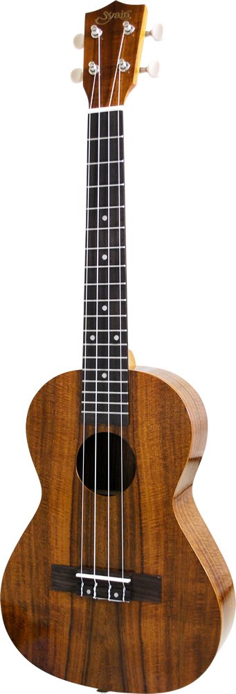 S.Yairi YU-T-01K Yaiiri Ukulele, Tenor Size, Core Material, Gear Pegs, (Gig Bag Included)