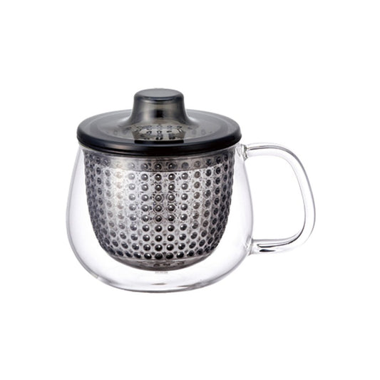 KINTO 22917 UNITEA Unimag, 11.8 fl oz (350 ml), Gray, Heat Resistant Glass