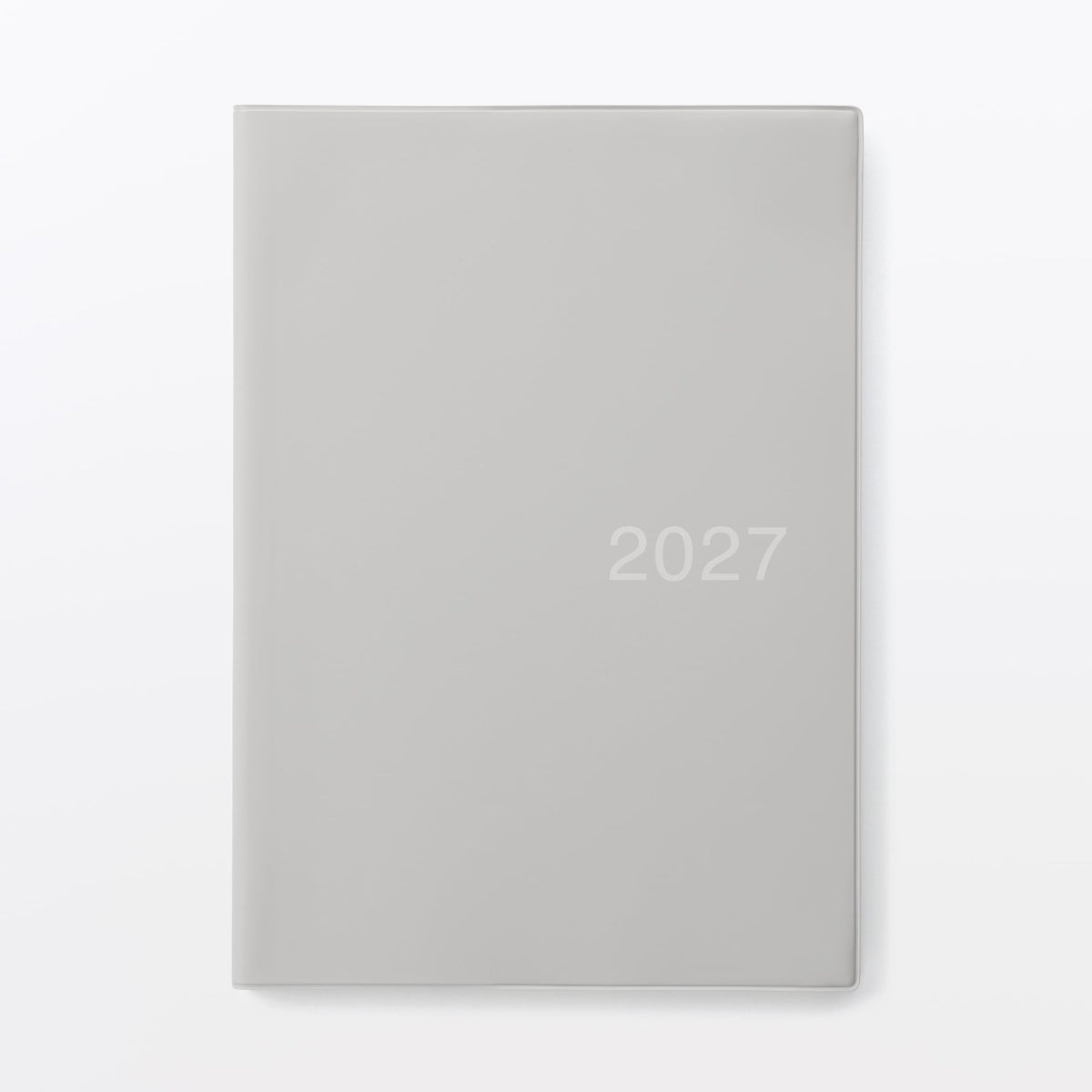 MUJI 23101691 Monthly Weekly Schedule Book, Starts on December 2026, B5, Gray, Rokshi, Holidays, No Age