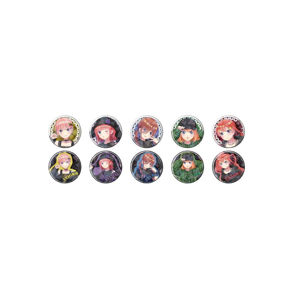 Quintessential Bride 01 Sweet Rock Version, Illustrated Illustration, Hologram Can Badge 2.6 inches (65 mm), Complete Set, Box of 10