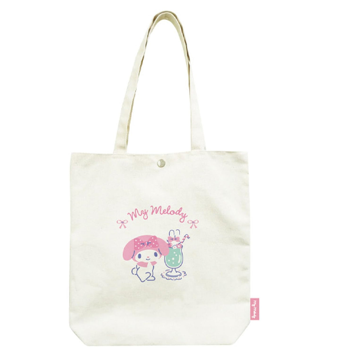 K Company Sanrio Characters Canvas Tote My Melody CHT4-MM H 14.4 x W 13.8 x D 3.1 inches (36.5 x 35 x 8 cm)