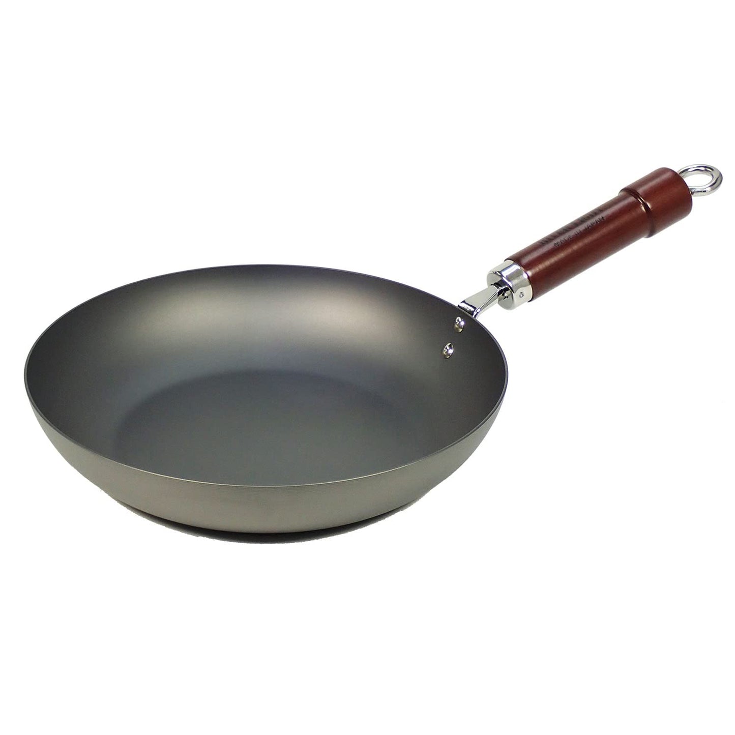 Riverlite K1224 Ultra Iron Frying Pan, 9.4 inches (24 cm), Iron Nitride, IH Compatible, Rust Resistant, Wok
