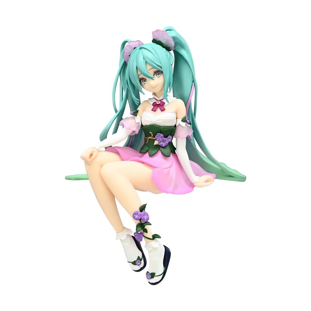Hatsune Miku Noodle Stopper Figure -Flower Fairy Morning Glory Pink Color ver.-