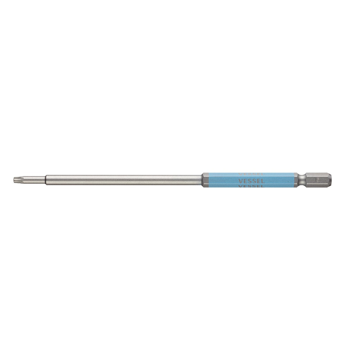 VESSEL GSVT15LH Single Headed Torx Rigid Bit Long Type T15H x 150, 1 Piece