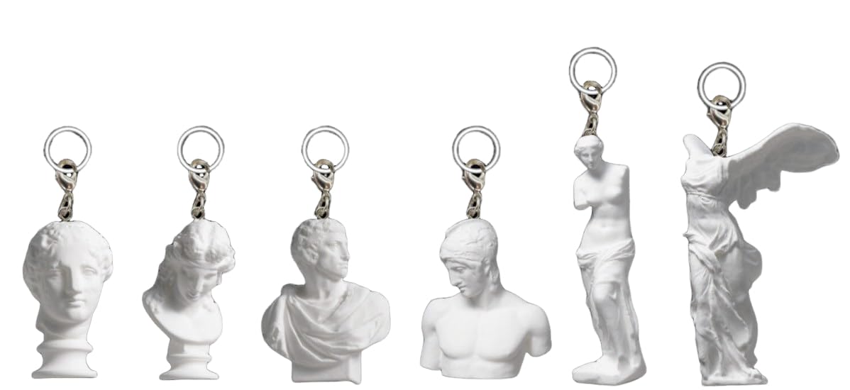Artuniv Techni Colour Plaster Cast Marker Charm Complete Set of 6 Miniature Art Gashapon Japanese