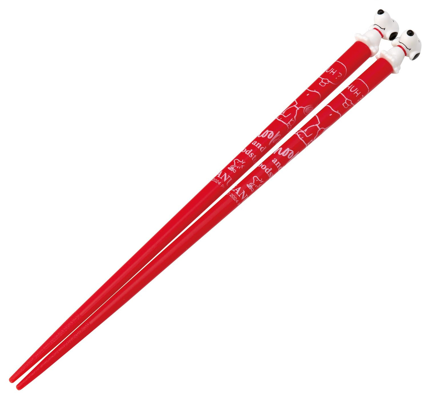 Skater AAD45-A Snoopy Acrylic Chopsticks 8.3 inches (21 cm) with Mascot