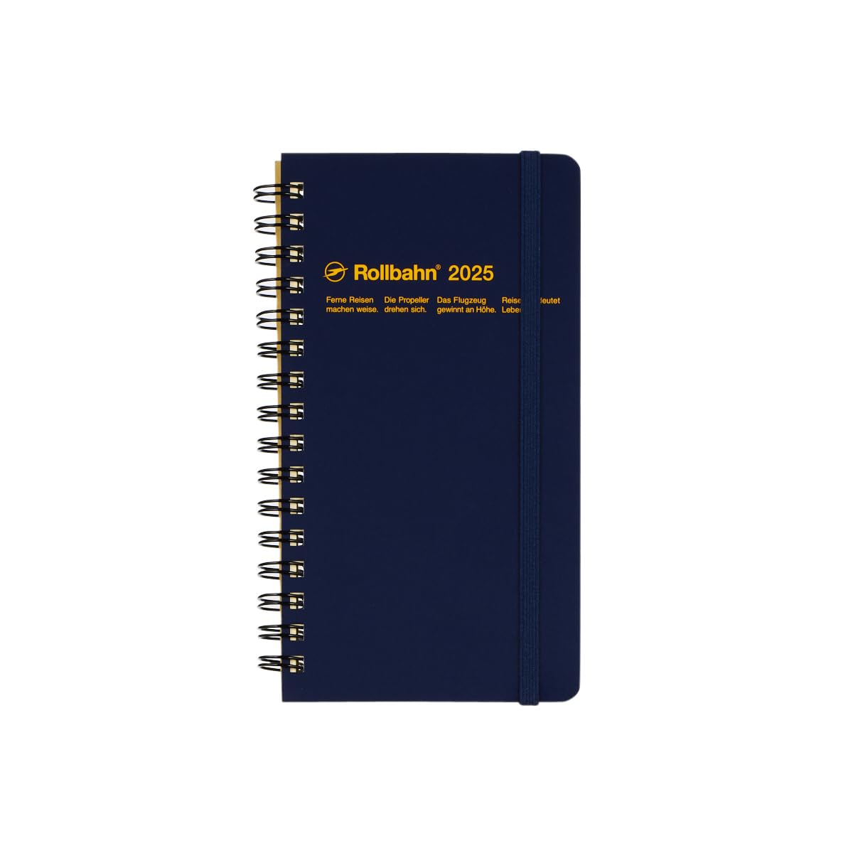 [Delphonics Notebook, 2025 Edition/Begins October 2024] Rolburn Diary Slim Schedule Book Monthly (Dark Blue)