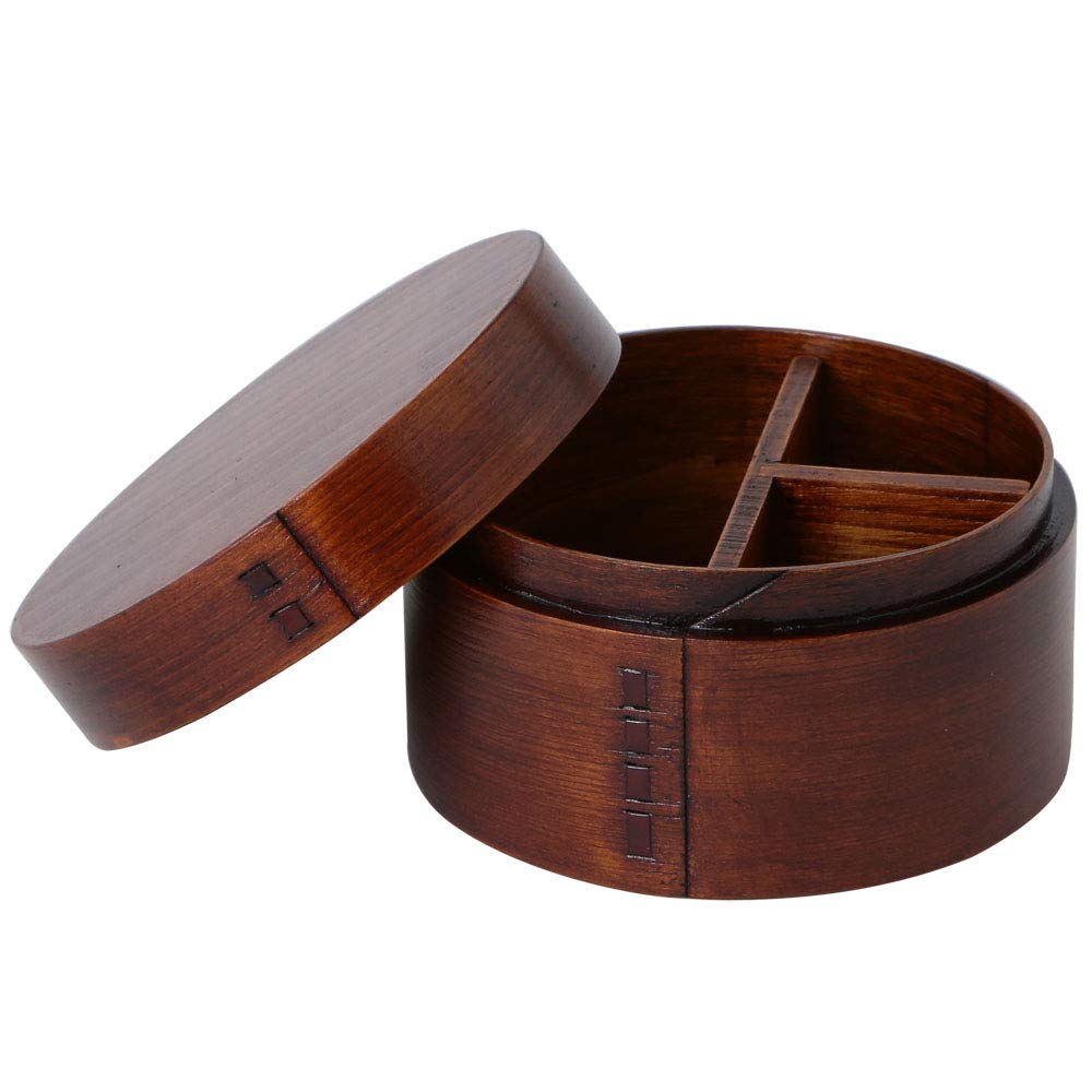Nakashige International BDH04A Bento Box, Brown, 0.5 x 0.5 x 4.5 inches (13 x 13 x 11.5 mm)